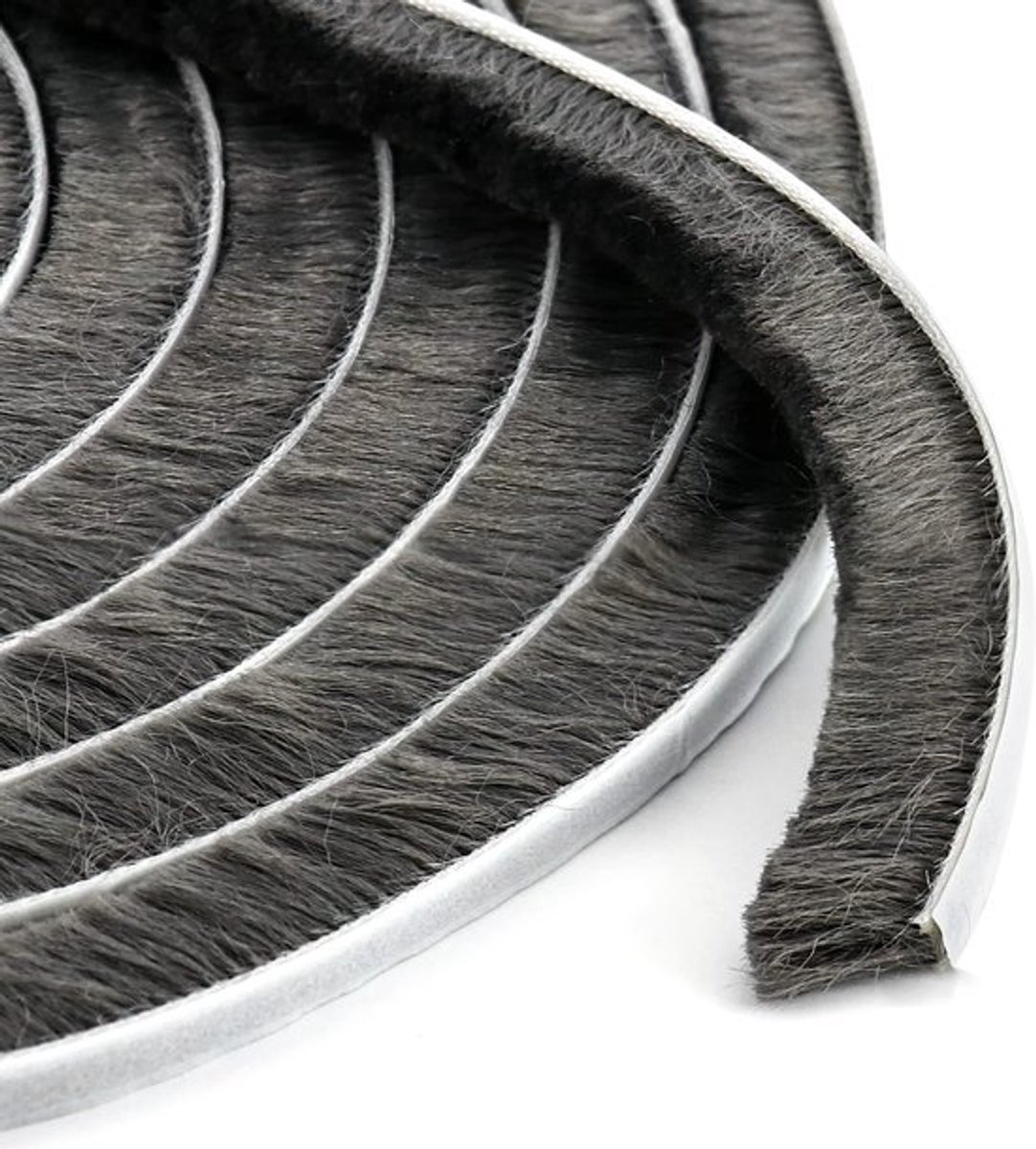 Borstelpakking Zelfklevend - Winddicht - Stofdicht - Geluiddicht - Energiezuinig - 9MM x 15MM x 5M - Afdichtstrip