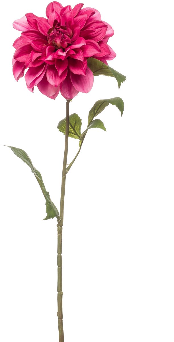 Emerald Kunstbloem Dahlia 72cm paars - Kunstplant voor binnen