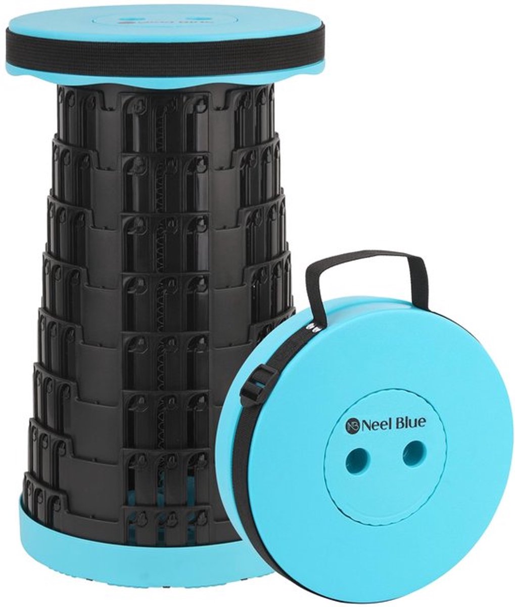 Opvouwbare Kruk - Lichtgewicht - Verstelbaar - Draagbaar - Compact - Maximale draagkracht 181 kg - Inklapbare Kruk