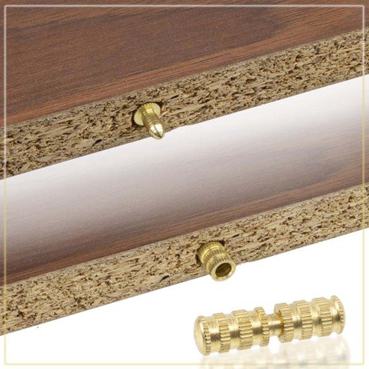 Pinnen Set van 20 - Tafelverlenging - Ø 8 x 14 mm - Robuust Bevestigingssysteem - Meubelpluggen - Essentiële Accessoires