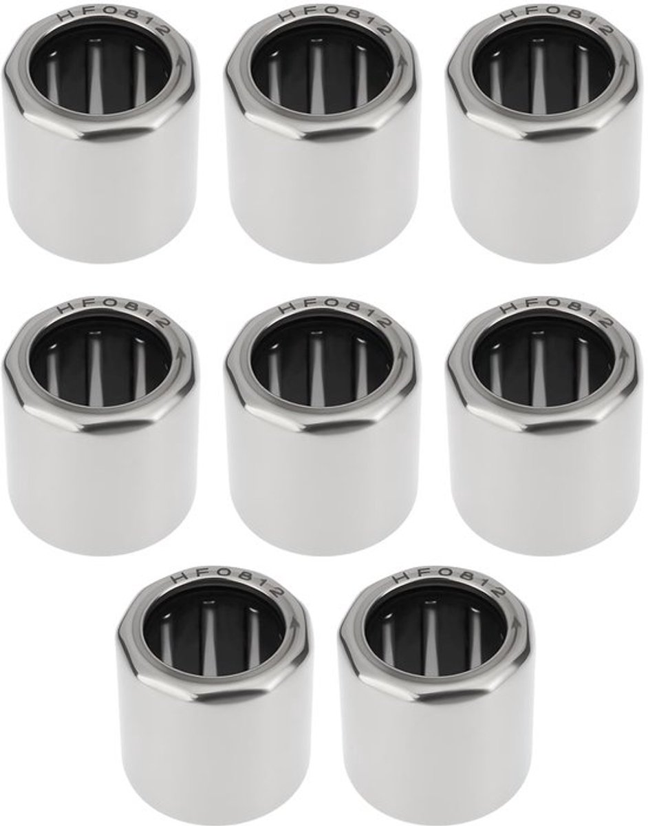 8Pcs HF0812 Naald Roller Lagers voor Kleine Motoren