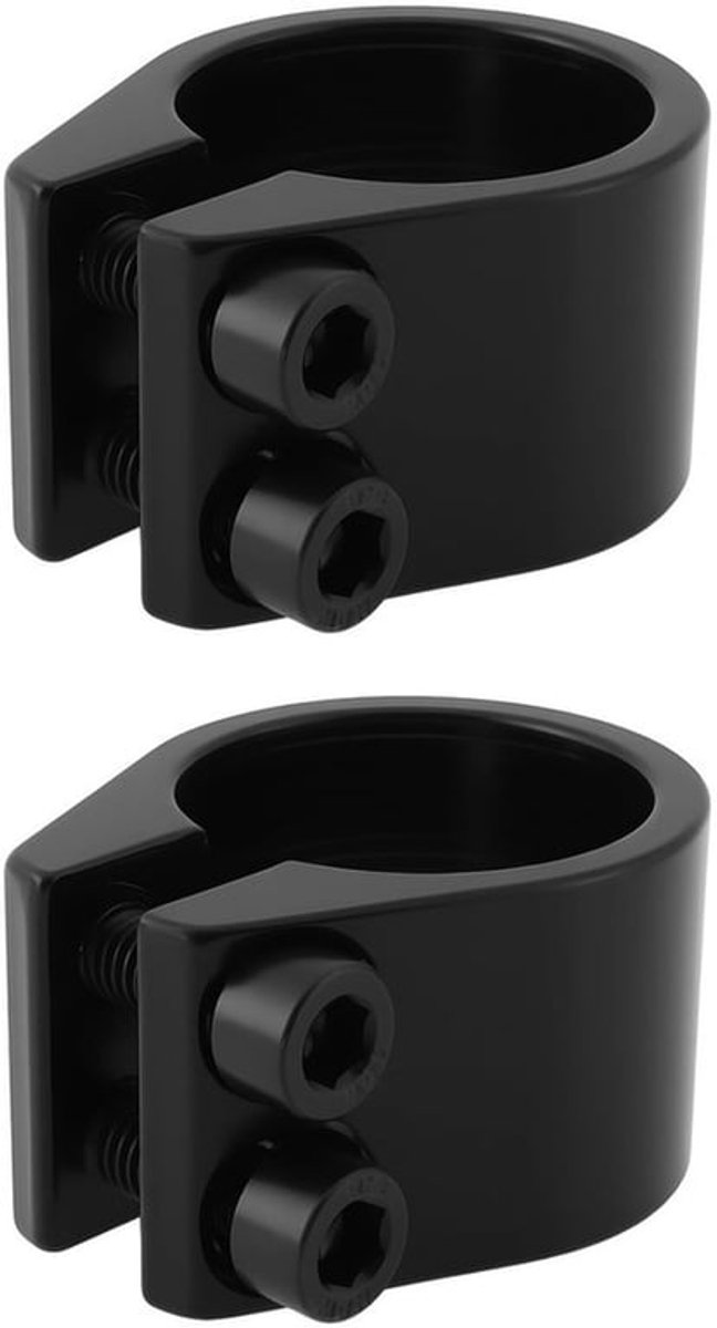 Zadelpenklem 31,8 mm Aluminium - 2x Zadelpenklem - Quick Release - Fiets Kraag - Corrosiebestendig - Sterke Drukweerstand - Zadelpen