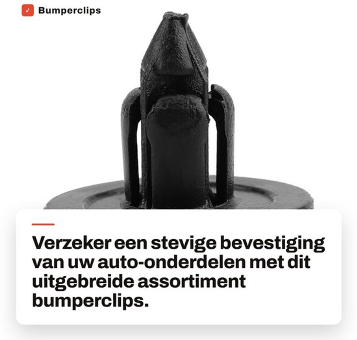 Bumperclips Kunststof Bevestigingselement - Klinknagels - Autobevestigingsclips - Montage Set - Drukstift - 200 Verpakkingen - Bevestigingsclips