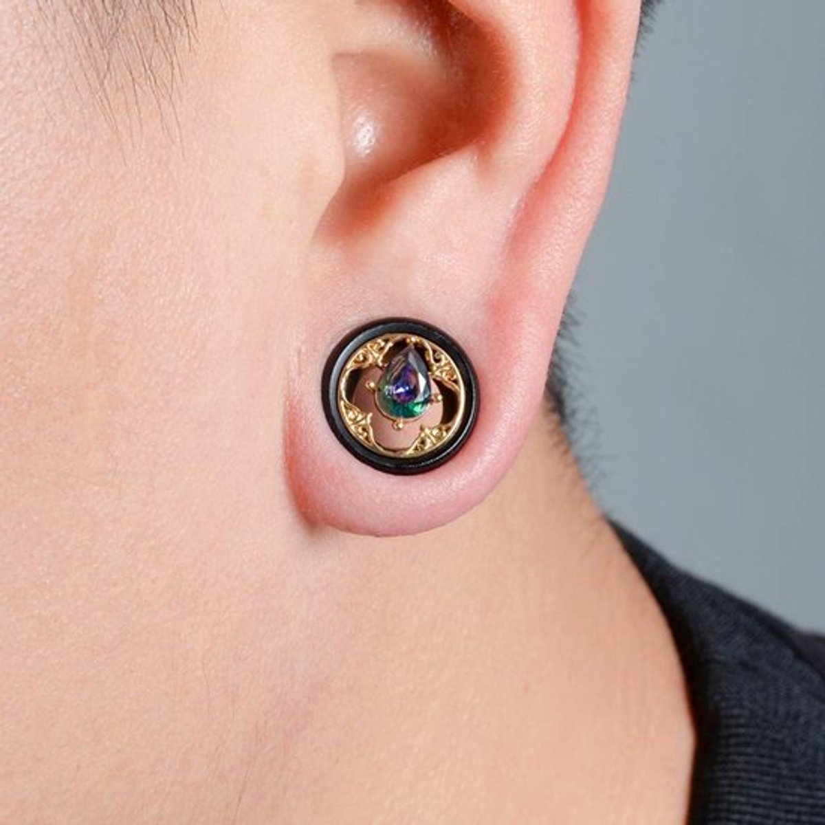 Houten Oormeters - Oorpluggen - Vleessieraden - Piercings - Dubbele Brancards - Maat 0g tot 1 inch - Inclusief 2 paar in cadeauverpakking - Oorplugs