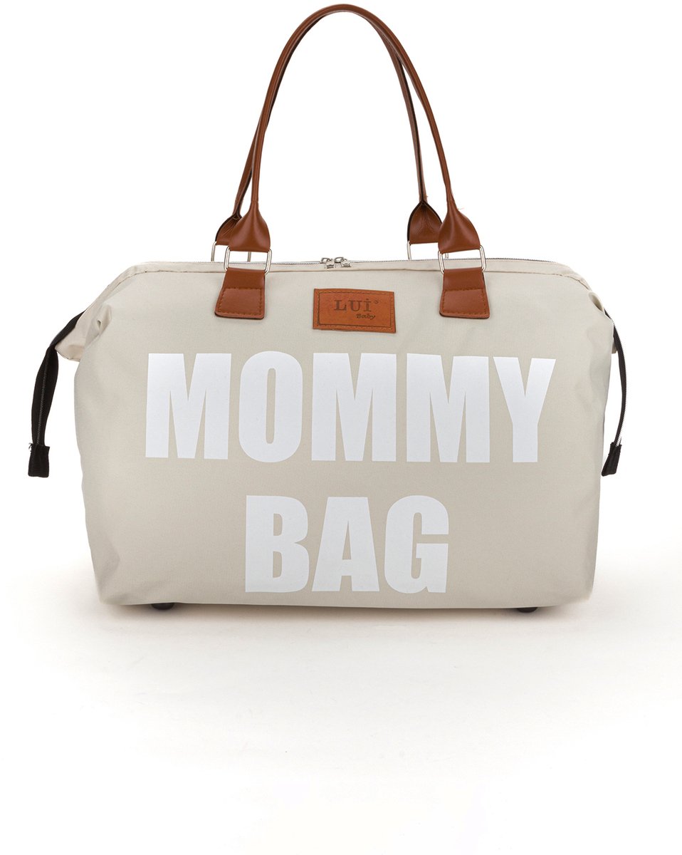 Luiertas Mommy Bag - Babyverzorgingstas met Thermische Flessenhouder - Kaki