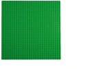 Een effen groene LEGO bouwplaat.