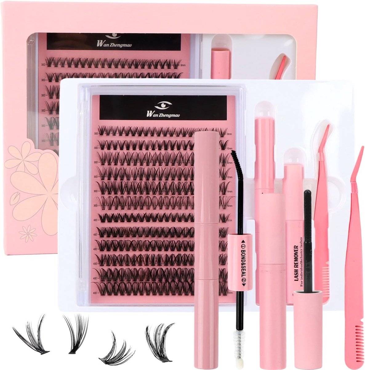 Natuurlijke en Fluffy Wimpers, Kunstwimpers voor DIY Wimperextensions, Perfect voor Dagelijks Gebruik en Speciale Gelegenheden, 30/40D