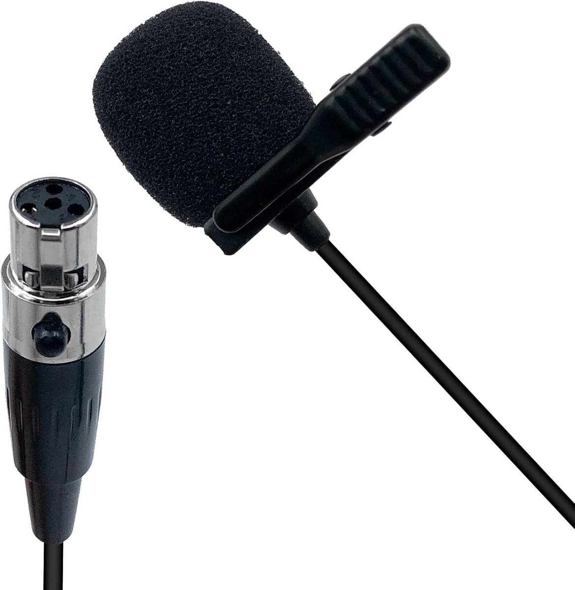 Omnidirectionele condensatormicrofoon voor draadloze zenders zoals GLXD1, PGX1, SC1 en SLX - Mini XLR TA4F plug, ideaal voor interviews en opnames