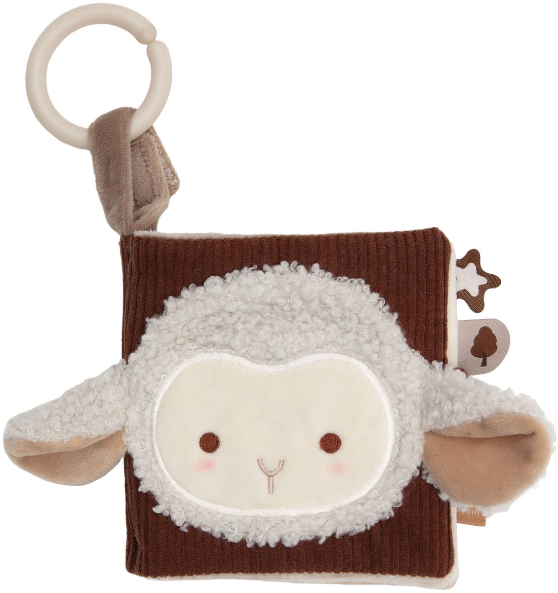 Jollein Stoffbuch mit Aktivitäten - Woolly