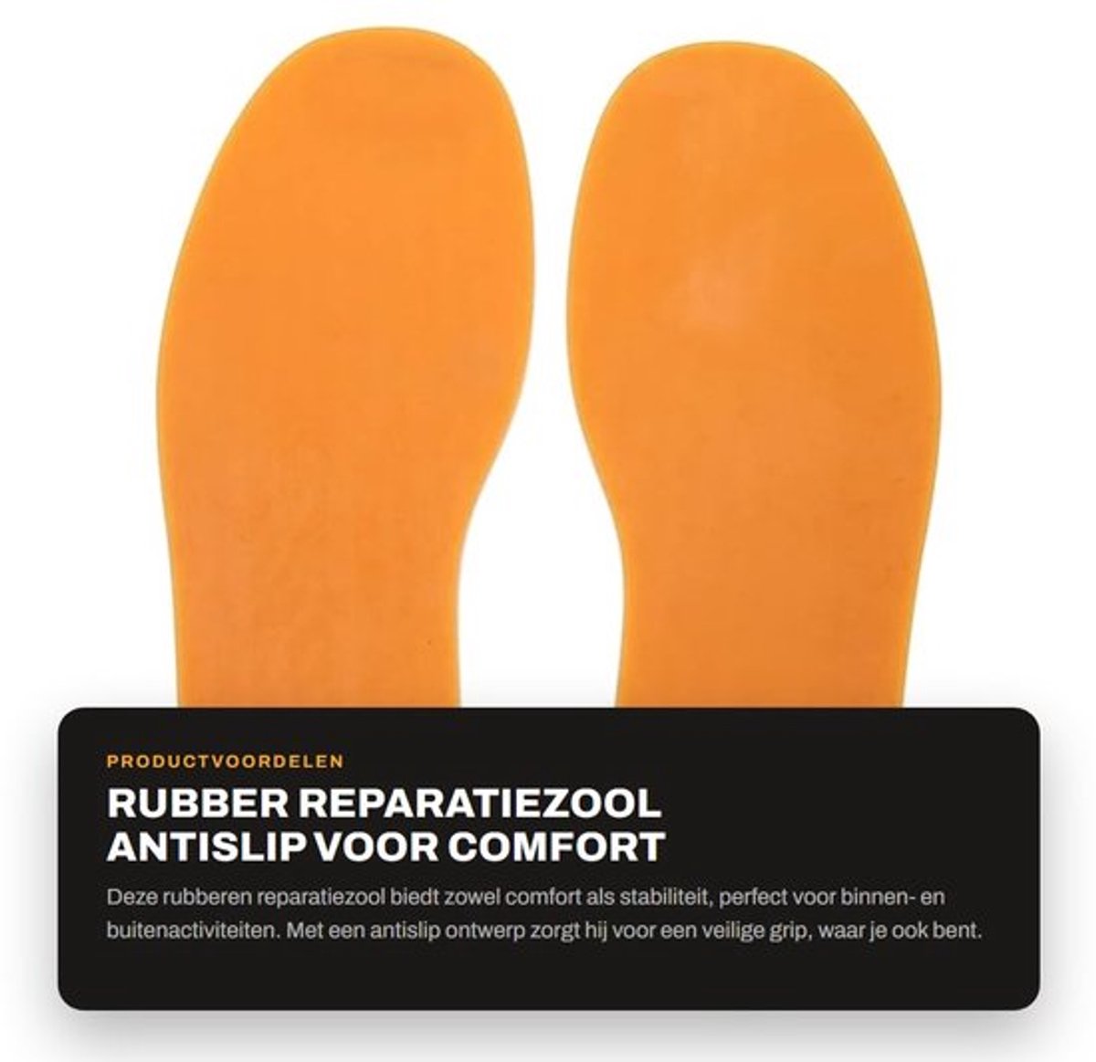 Reparatiezool Duurzaam Rubber - Antislip - Zacht - Comfortabel - Gemakkelijk te Snijden - Ruisonderdrukking - Schoenzolen