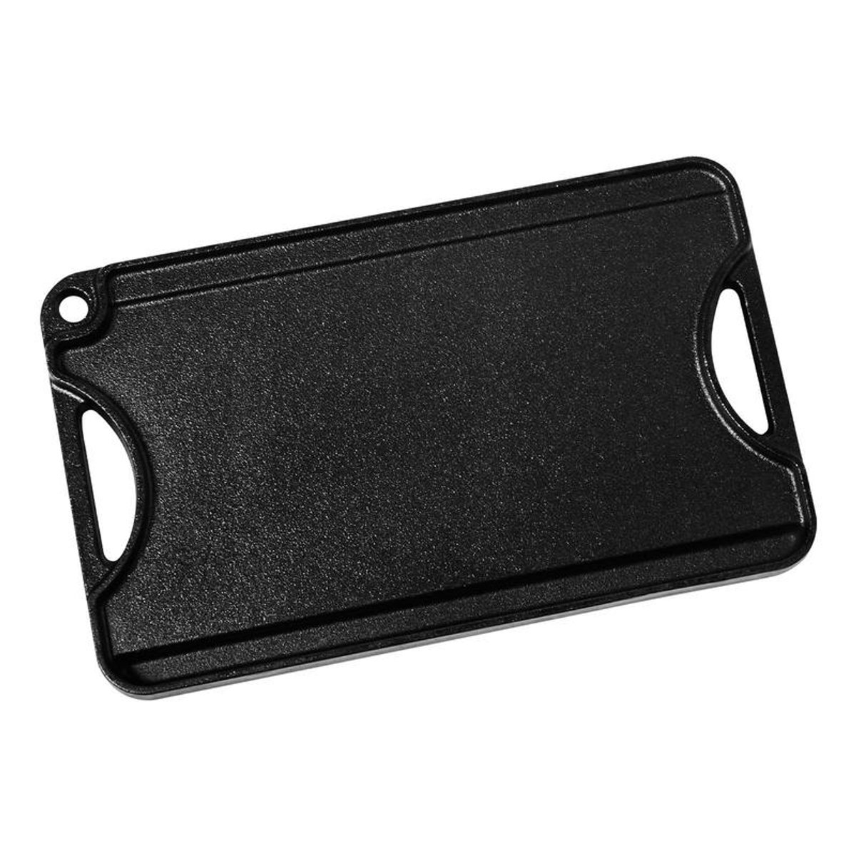 M-Goods Gietijzeren Grillplaat Omkeerbaar - Grillpan binnen & buiten - Geschikt voor Gas, BBQ & Camping - 185x342 mm