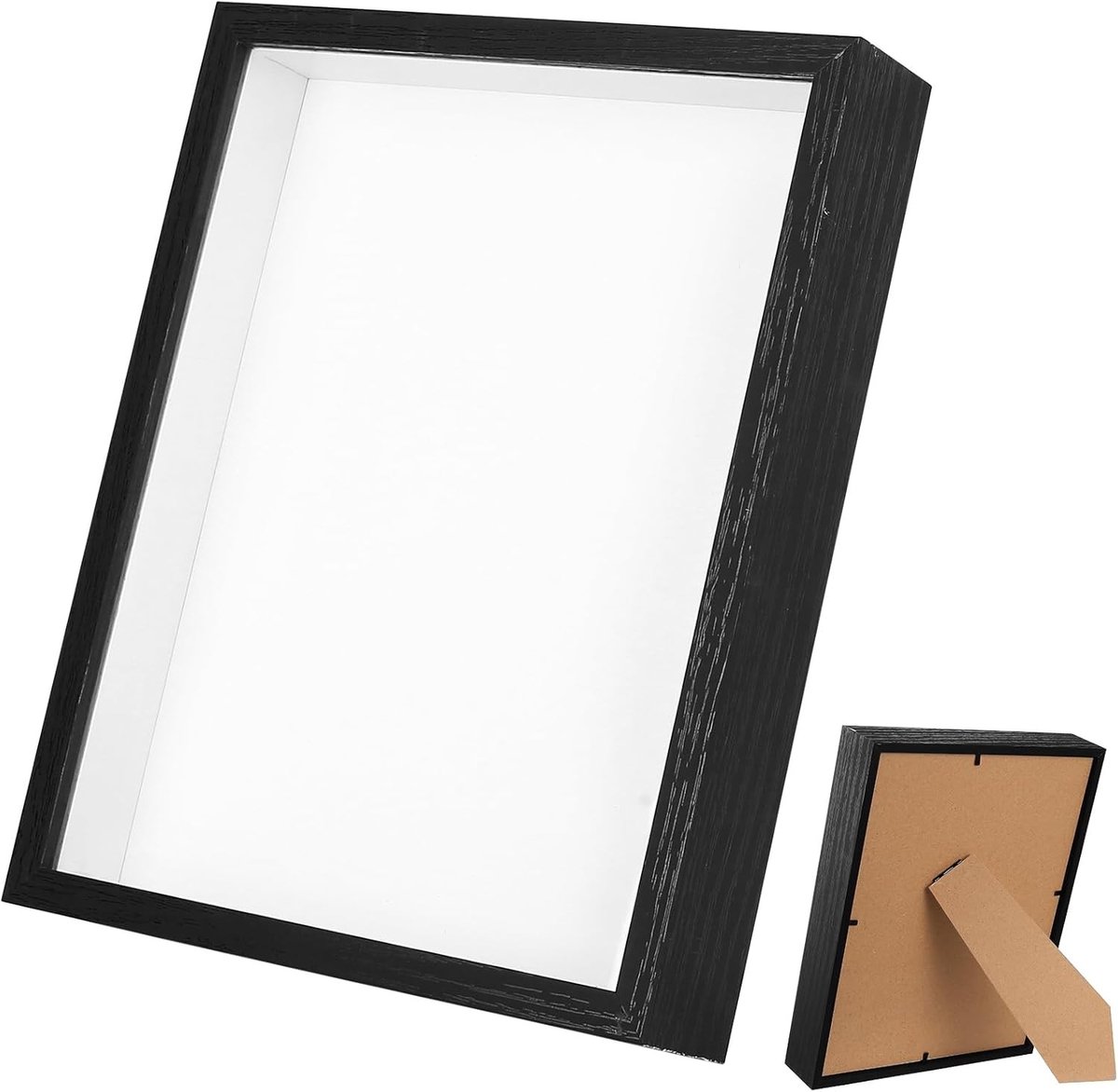 Diepe Fotolijst 20x25 cm - 3 cm Diepte - Houten Wand- en Tafeldecoratie voor Bloemen, Medailles en Memorabilia