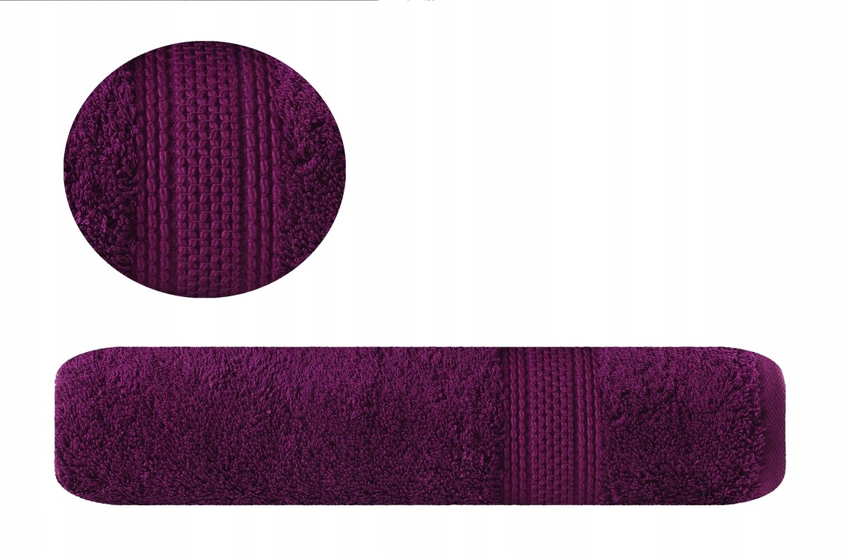 KONEY - Gastendoekje - Egyptian - 30 x 50 cm - Pruim - 600 g/m²