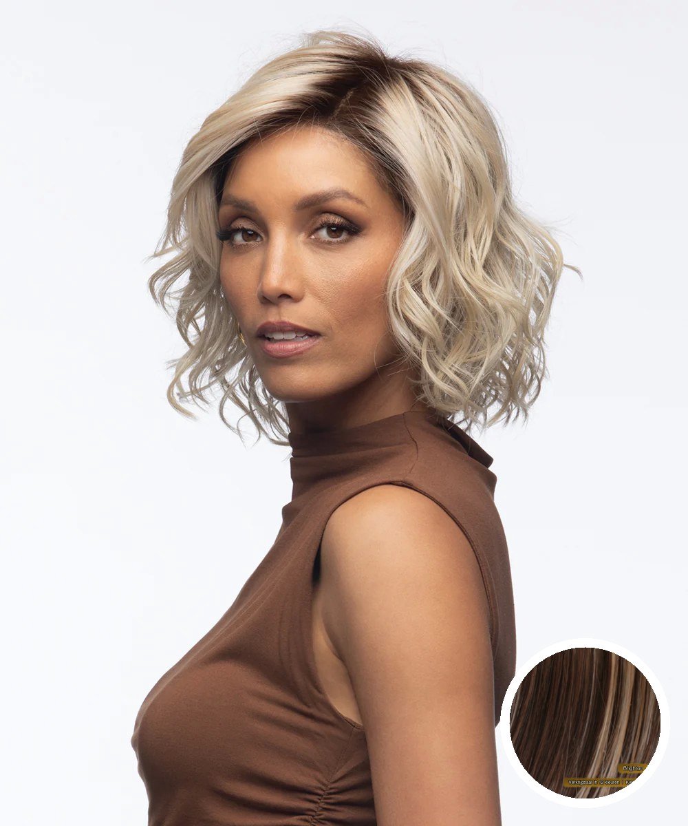 Estetica Designs Synthetisch Haarwerk Brighton - Heat Defiant, Front Lace Line, R8/26H Kleur