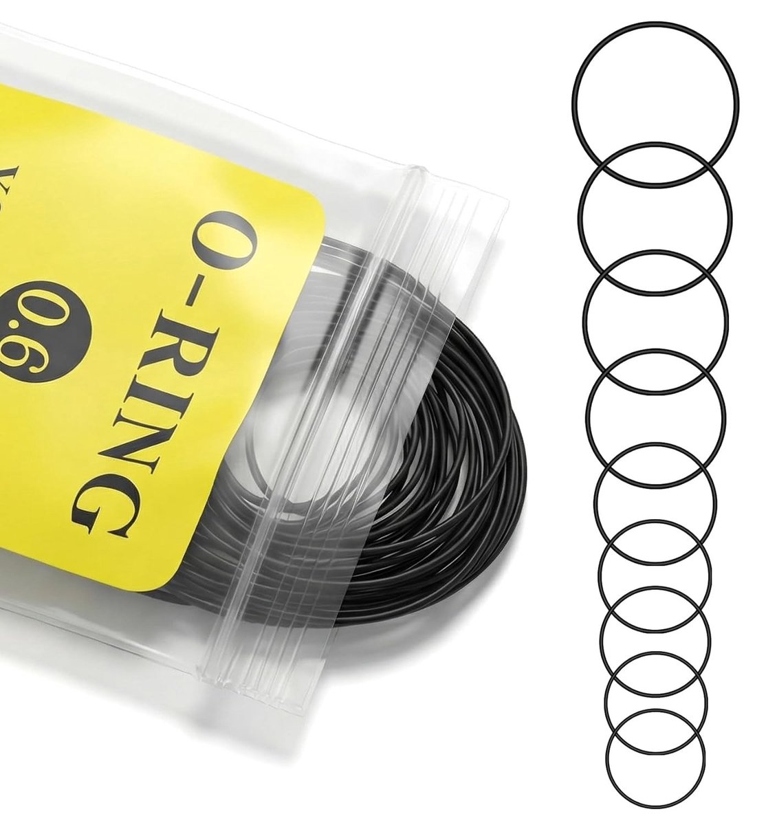28-delige O-Ringen Set voor Horloges, Waterdichte Rubberafdichtingen voor Horlogereparatie en Vervangingskit, Ideaal voor Horlogeonderhoud en Accessoires