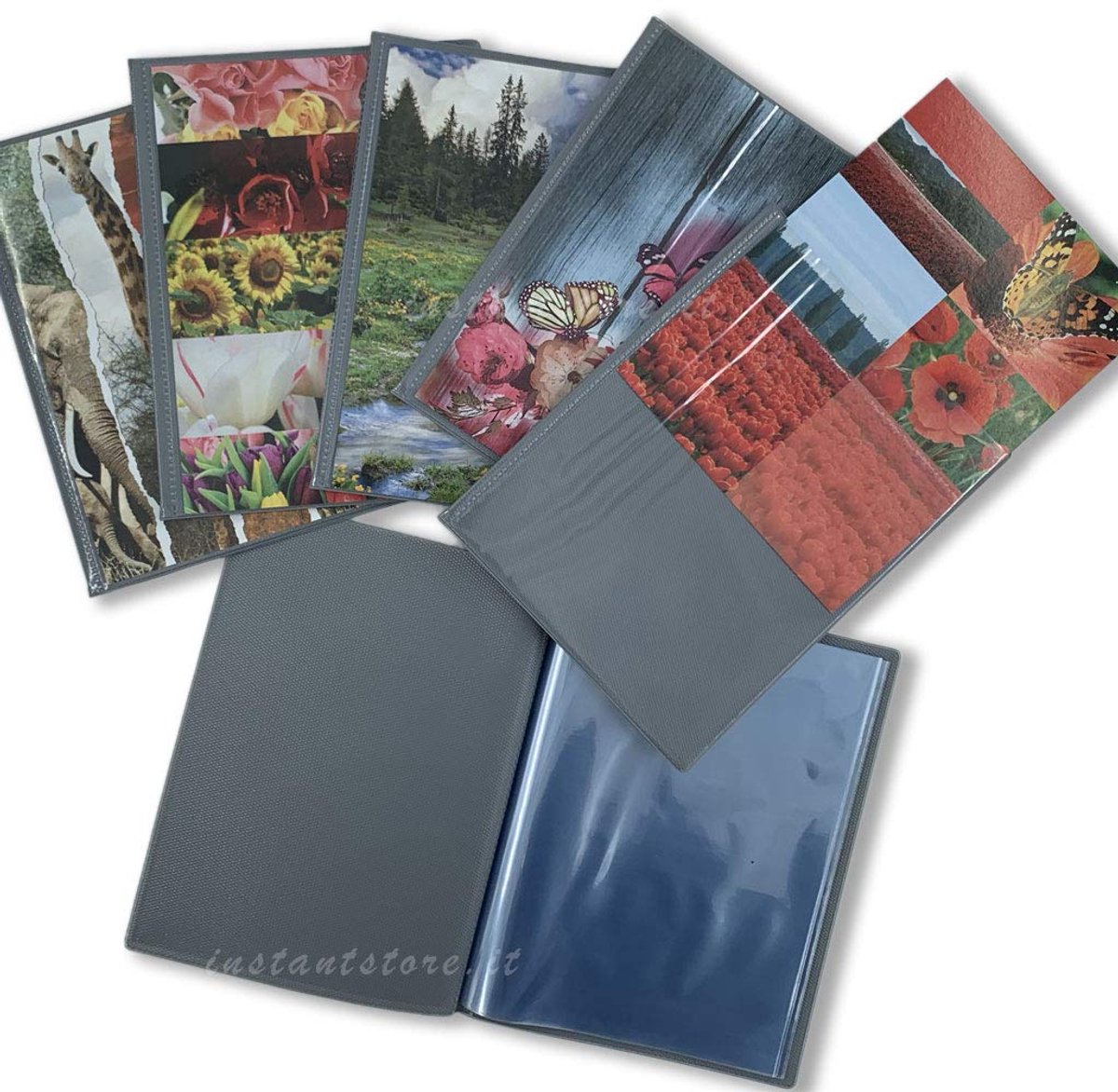 SnelShoppen - Fotoalbum met Vakken 13x19 cm en 13x18 cm, Zachte Omslag, Personaliseerbaar, Voor 400 Foto's, Ideaal voor Feesten, Reizen en Speciale Mo