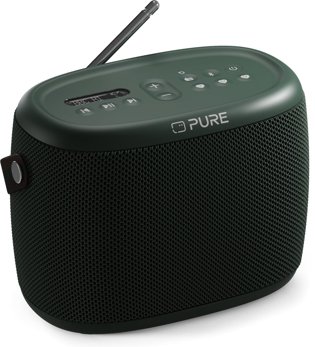 SnelShoppen - Pure Woodland Outdoor Speaker met Bluetooth & DAB+/FM-radio - Waterdicht IP67, Robuust en Draagbaar - 14u Batterij - Perfect voor Tuin,