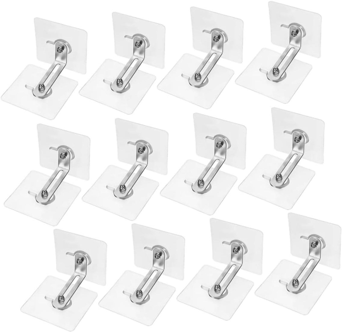 Muurankers Meubels - Bevestigingsset Anti-kantel - Veiligheid Verhogend - Robuuste Materialen - 20 Stuks - Transparant