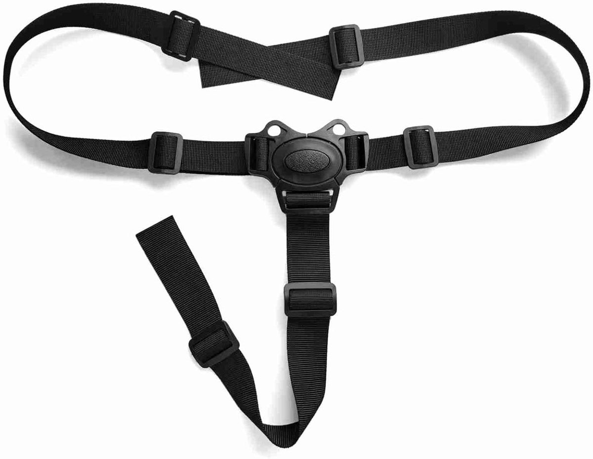 Babyveiligheidsgordel - Kindergordel - Veilig Vervoer - Driepuntsbevestiging - 112 cm Lengte - Zwart