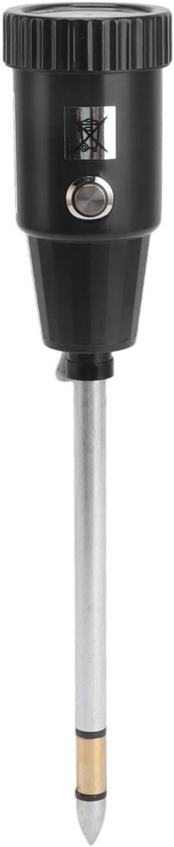 Bodem pH Meter - Vochtmeter Tuin - Planten Verzorgen - Dubbele Sonde - 26.5 cm - Lichtgroen