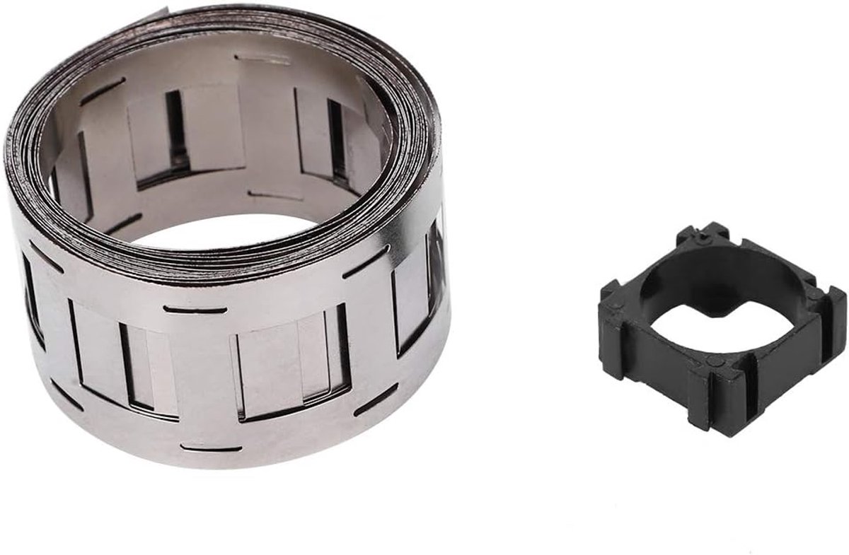 Batterijhouder - Celhouder Beugel - Accupakket Assemblage - Hittebestendig ABS Plastic - 100 stuks - Zwart