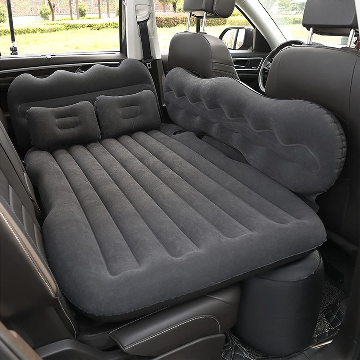 Auto Luchtbed - Reisbed - Comfortabel Slapen - Specifiek Ontworpen - 130 cm - Zwart