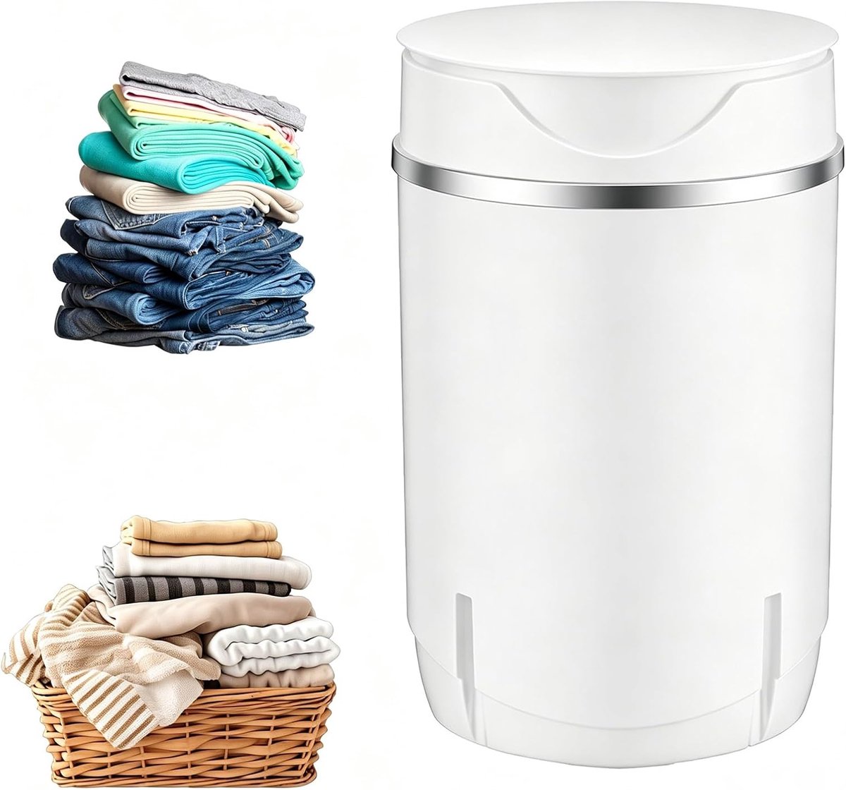 Mini Was machine Compacte Wasmachine Schoenen Wassen Met Timer 31x32x49.5cm Blauw