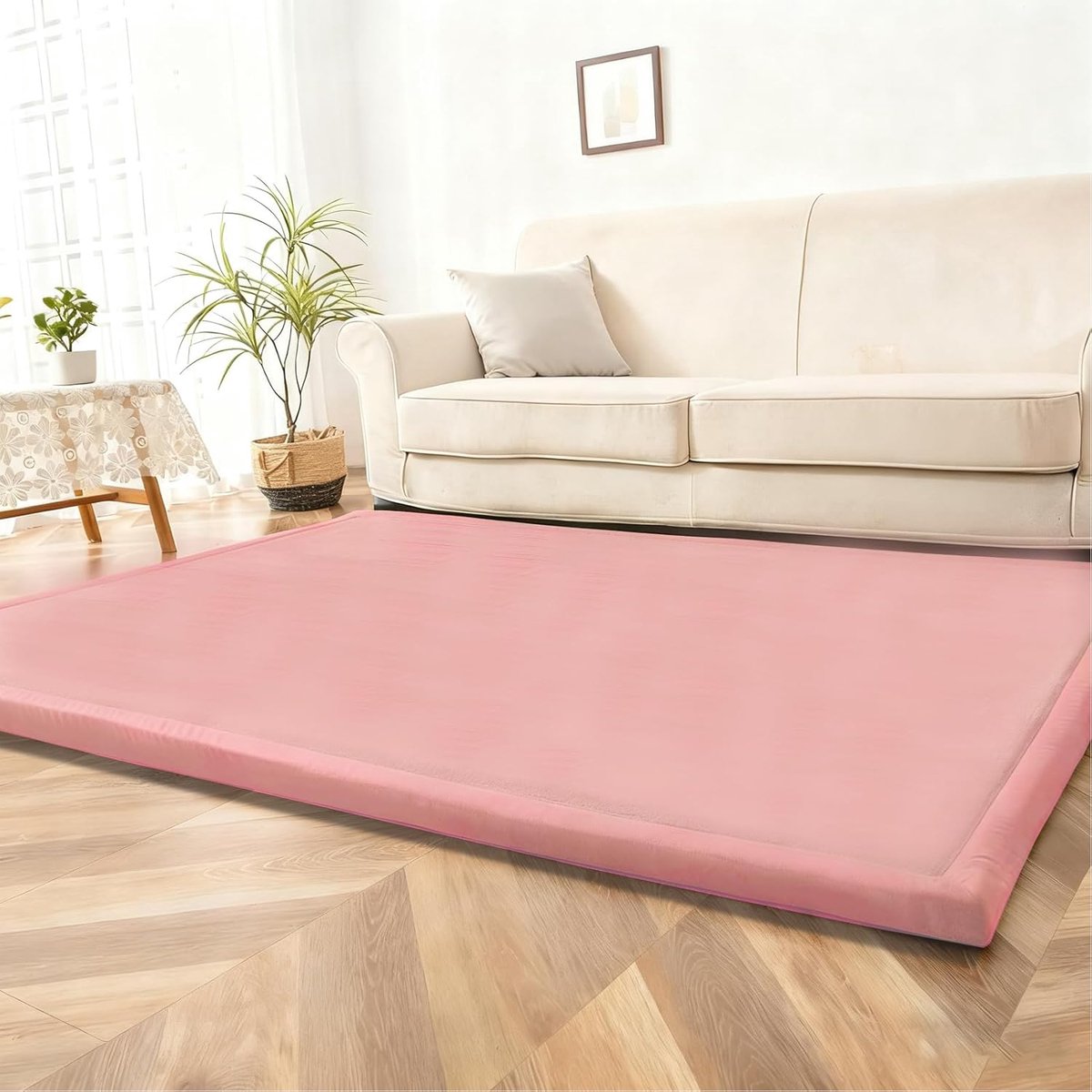 Baby Speelmat - Kruipmat Baby - Veilig Spelen - Extra Dik - 90 x 180 cm - Koraal