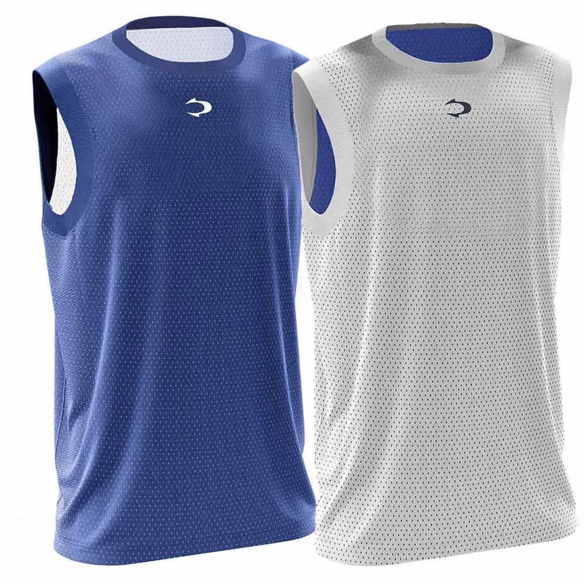 John Smith Revar 2 Mouwloos T-shirt Wit,Blauw M Man