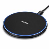 Happym Draadloze Oplader 15W - Qi Charging Pad - USB-C - Zwart