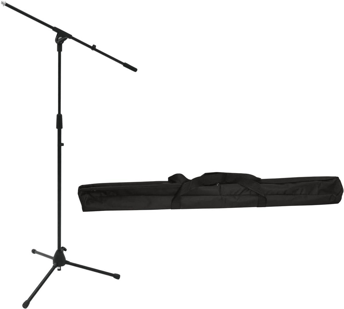 Microfoon Statief - Boom Arm - Muziek Opnemen - Verstelbare Giek - 2 kg - Zwart