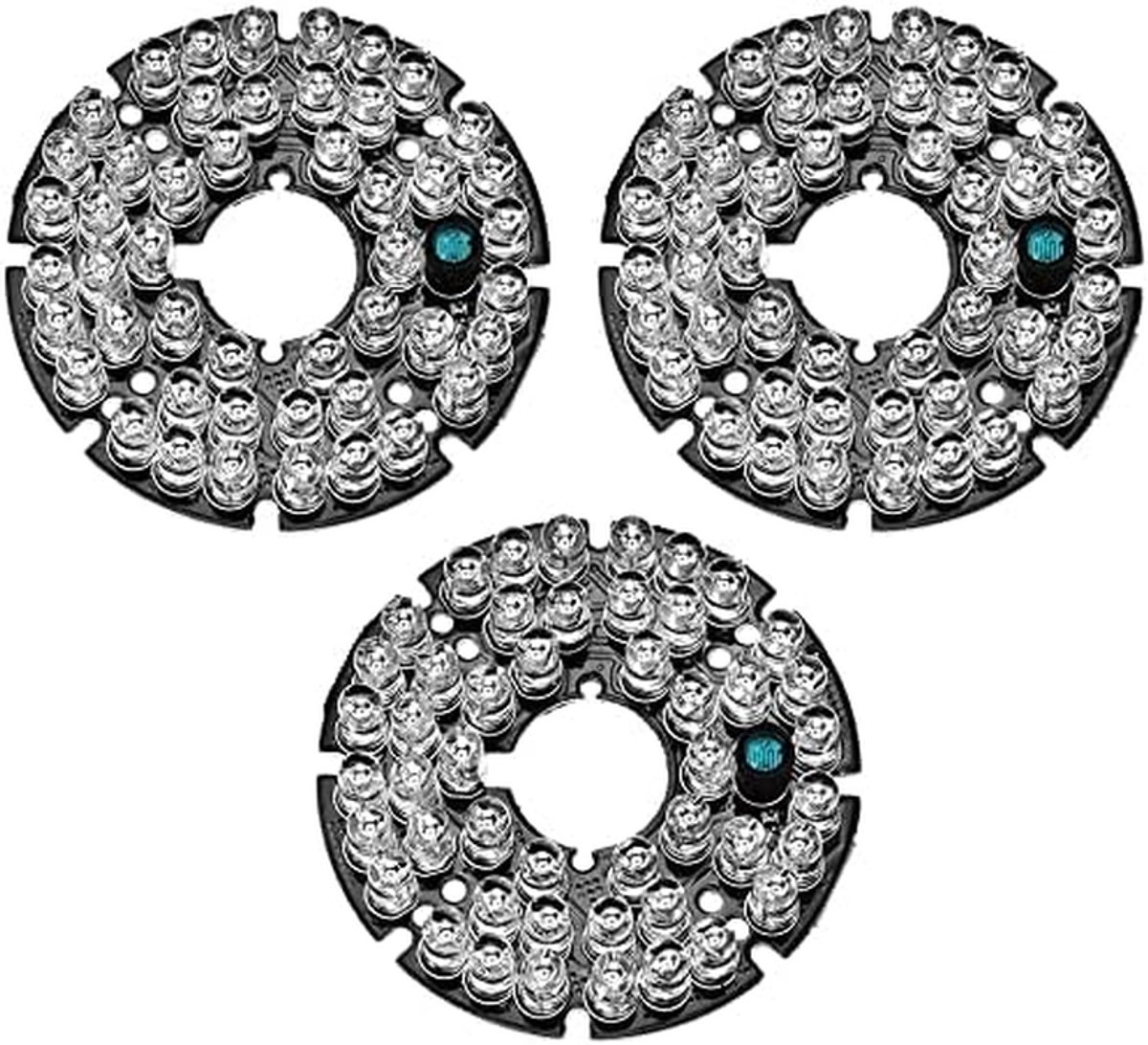 IR LED Verlichting - Infrarood Board - Nachtzicht Verbeteren - 48 LEDs 850nm - 60 mm - Niet gespecificeerd