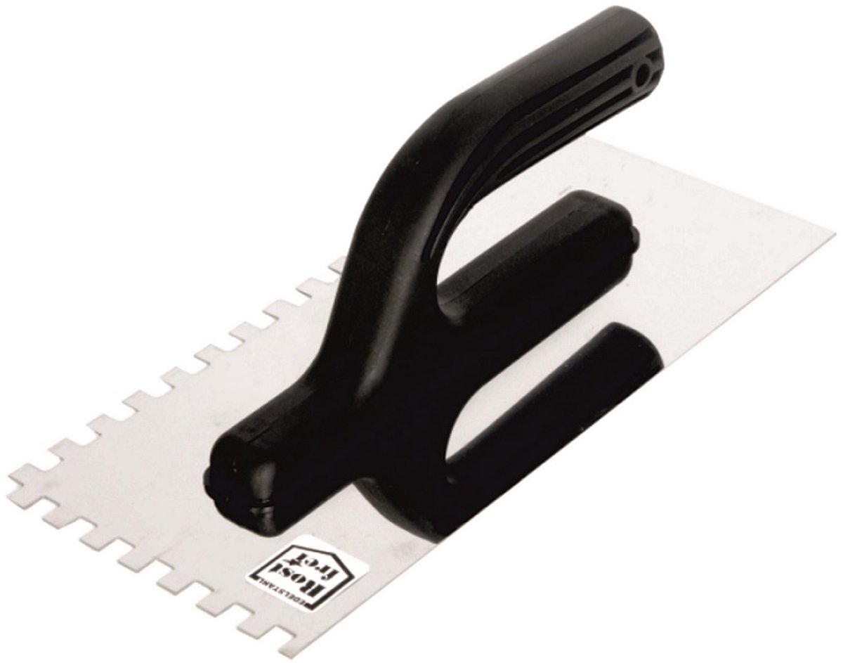 Instar Serie EPM - RVS Getande Troffel - 380x130mm - Handgreep van PVC - Roestvrij