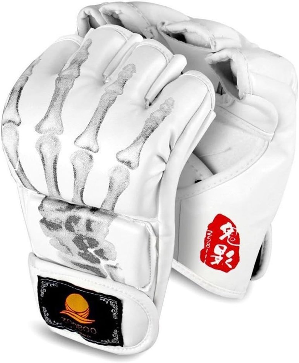 MMA Handschoenen - PU Leer - Ademend Ontwerp - Verstelbare Polsband - Voor Vechtsporttraining