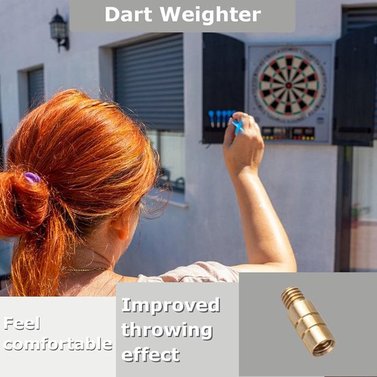 Dart Gewicht - Pijltje Accessoire - Werpen Verbeteren - Massief Messing - 2 gram - Messingkleurig van Dart — afbeelding 3