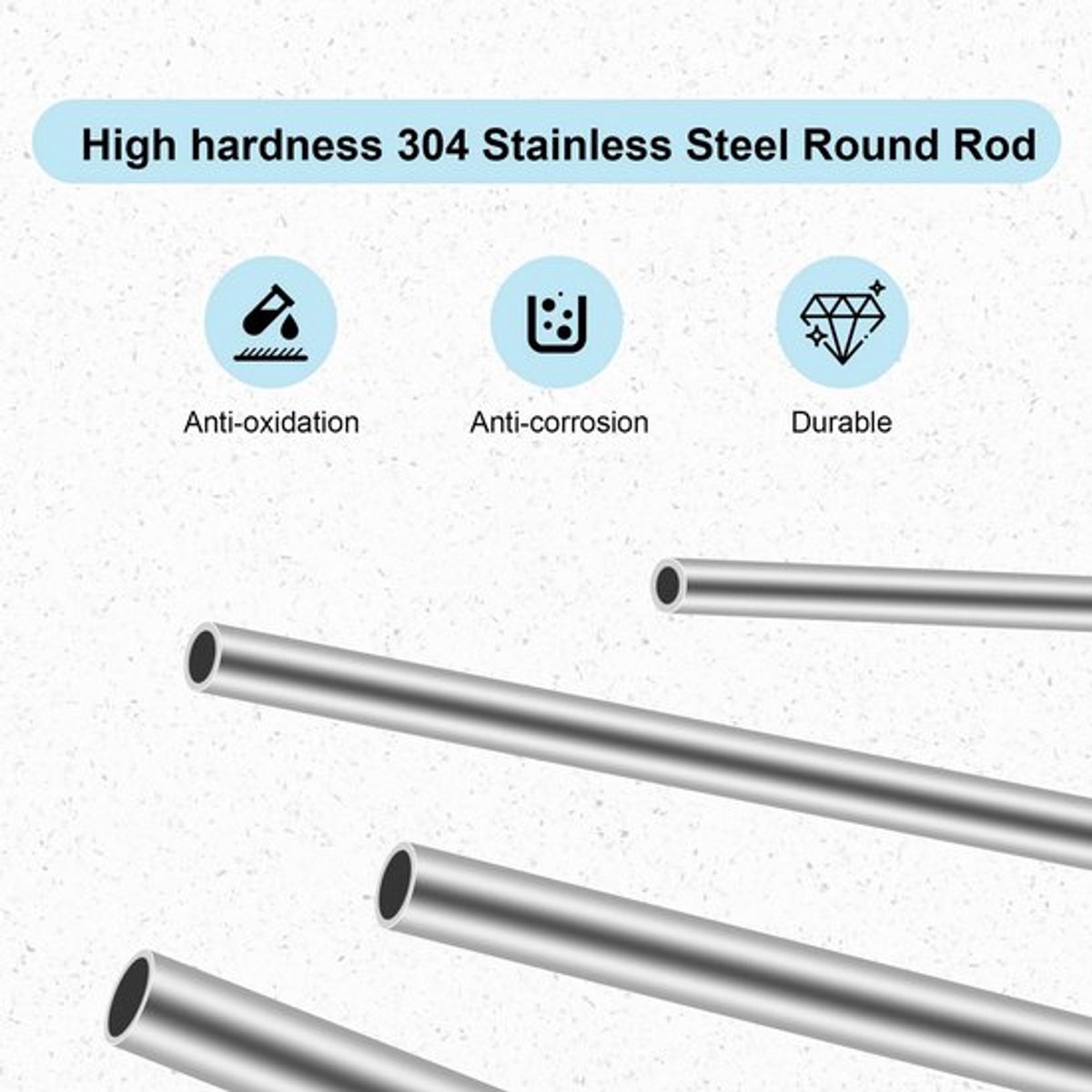 IMstore - Ronde Stalen Buizen - DIY Creaties - 3 Stuks - 2mm OD - 150mm Lengte