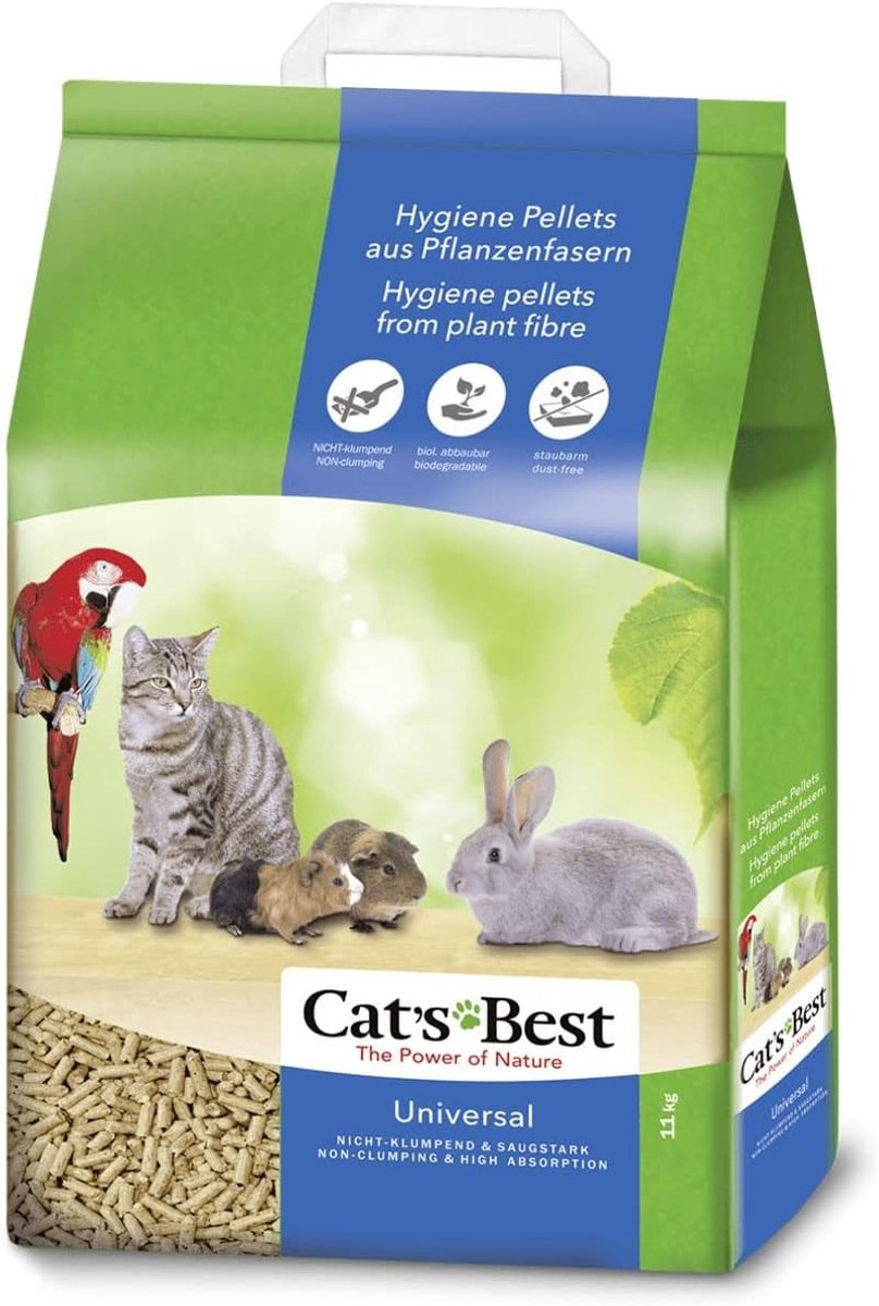 Universeel Strooisel voor Kleine Dieren - Plantaardige Vezels - Geurneutraliserend - Biologisch Afbreekbaar - Voor Katten en Kleine Dieren