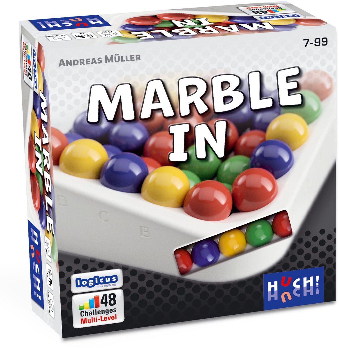 HUCH! Logicus knikkerspel Marble Inn - denkspel voor kinderen en volwassenen.