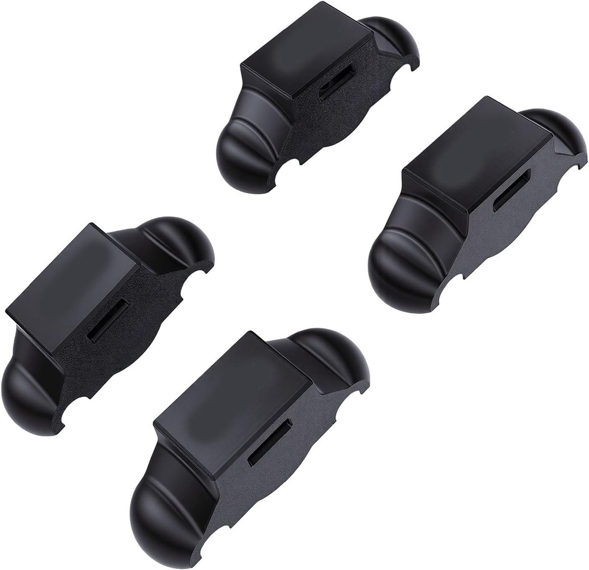 Fietstrainer Rockers - Basis Set - Indoor Fietsen - Schokabsorberende Pads - 4 Eenheden - Zwart