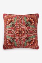 Sissy-Boy - Rood kussen met bloemendessin