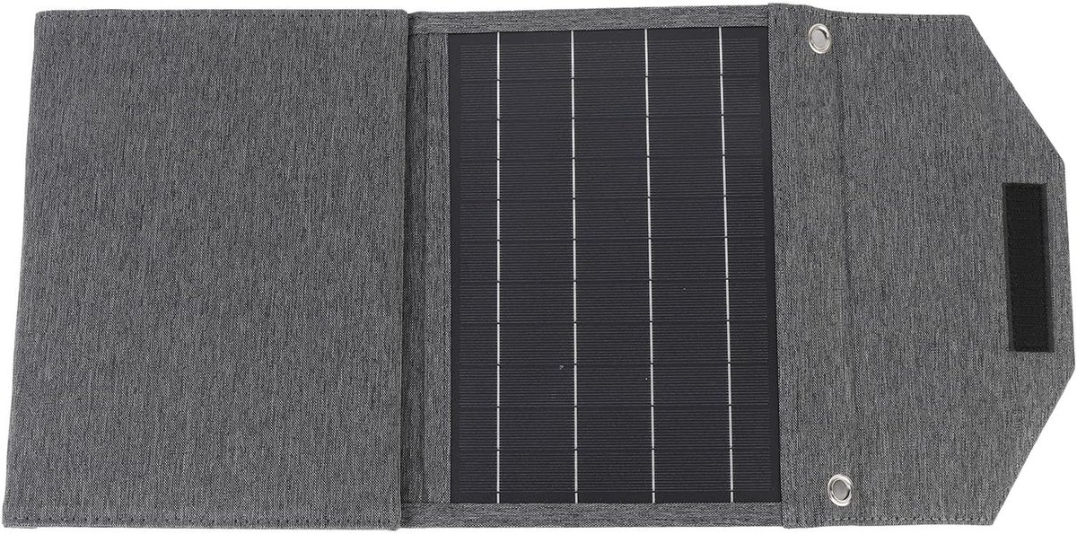 Opvouwbaar Zonnepaneel - Draagbare Charger - Buiten Opladen - 80W Dubbele USB - 30 x 24 x 6 cm - Zwart