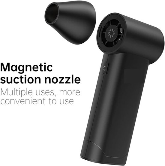 Krachtige Draagbare Turbo Ventilator - 130.000 RPM Mini Jet Blower voor Computer, Thuis & Auto — afbeelding 2