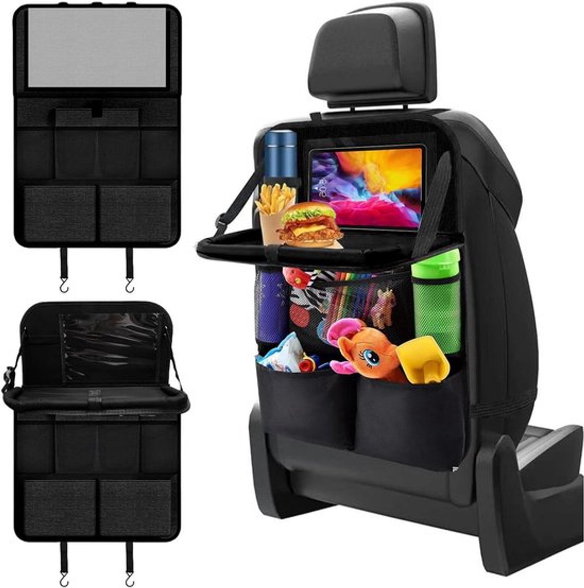 Auto-organizer Allecto Plus met klaptafel, 2 stukken