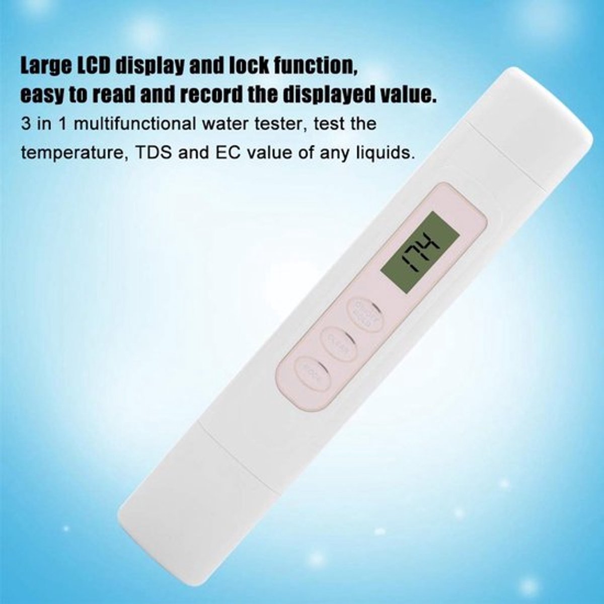 Store_7 - Digitale Waterkwaliteit Meter - TDS Tester - Hoge Nauwkeurigheid tot 9990