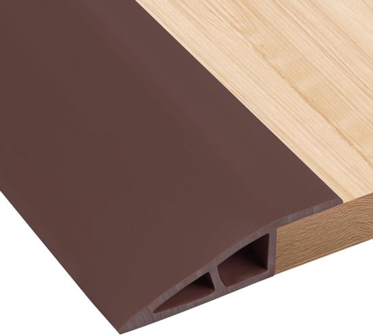 Zelfklevend drempelreducer voor rolstoel, PVC rubber Allecto Plus