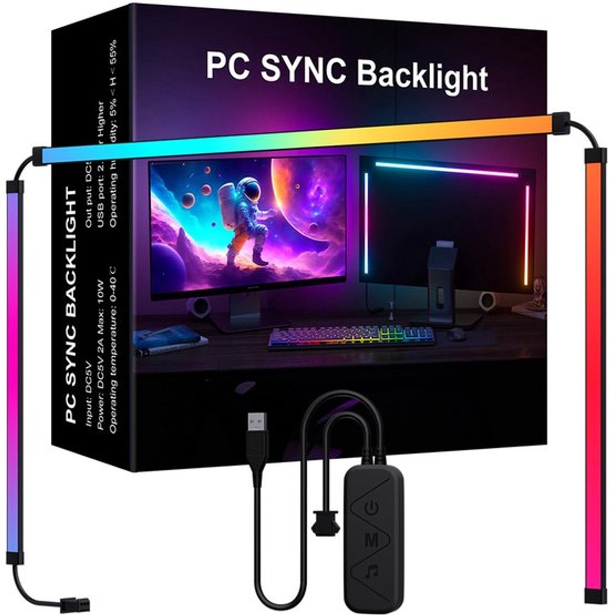 Dynamische Licht Synchronisatie - Tyenaza RGB Phantom LED Light Bar