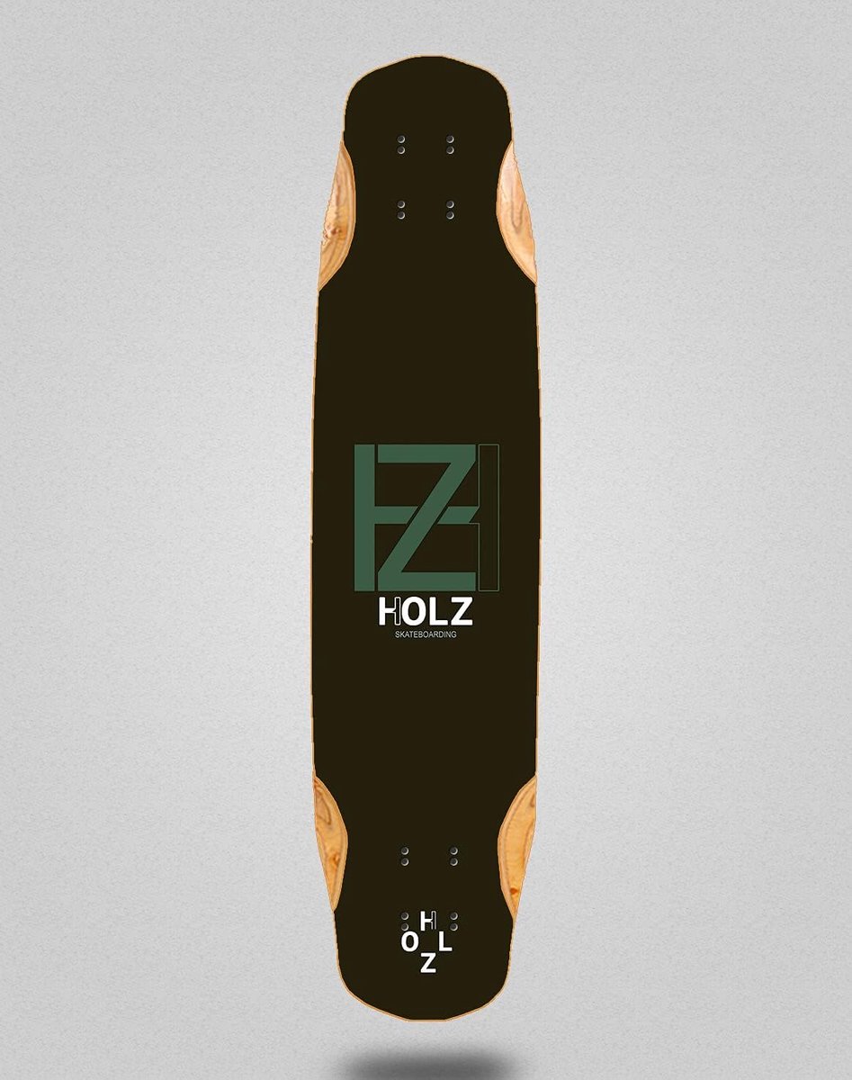 Longboard Deck Hout Skateboard Cruisen Staan Mix Bamboo 38 x 845 inch