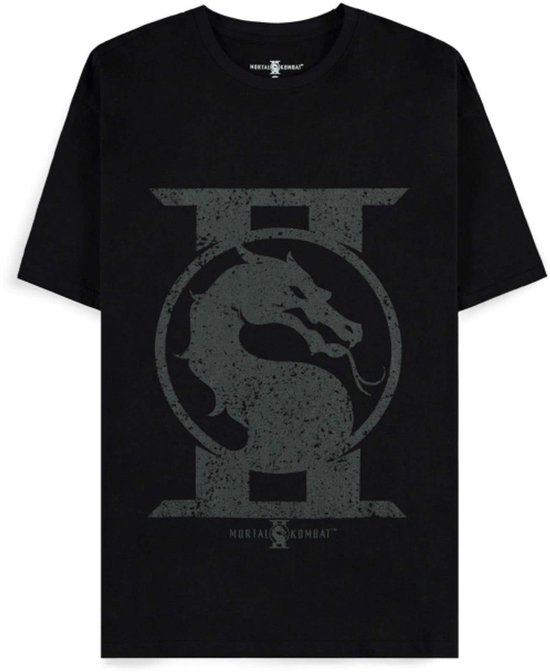 Mortal Kombat 2 - Logo Heren Tshirt - XL - Zwart