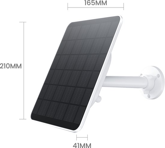 Reolink 6W Zonnepaneel - 5900mAh Accu - Stabiel opladen bij -10°C - 6-laags Accubescherming - Flexibele Montage - IP67 van Reolink — afbeelding 2
