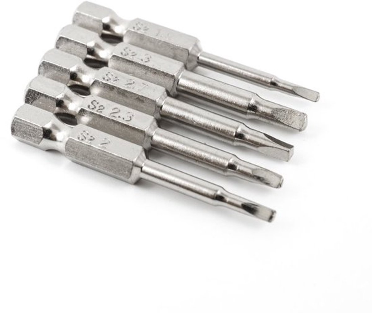 MTTProducts - 5 Pieces Stahl Magnet Dreieck Kopf Schraubendreher Bits - Duurzaam en